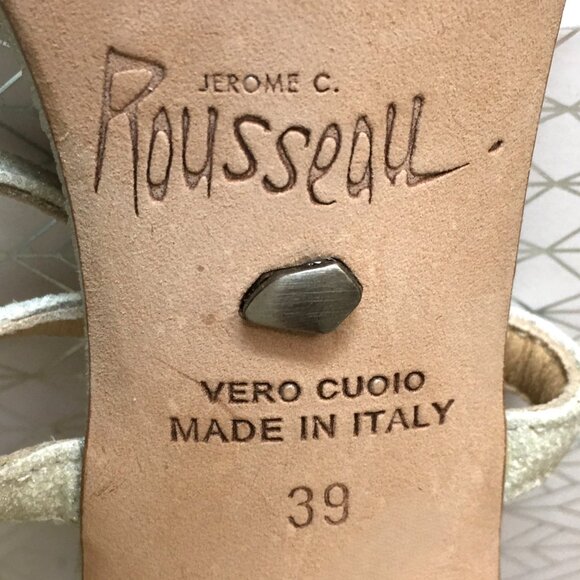 JEROME C. ROUSSEAU "Popp" Sexy Strappy Heels - Picture 12 of 15